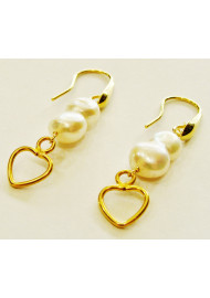 Silver (925th) earring with pearl
